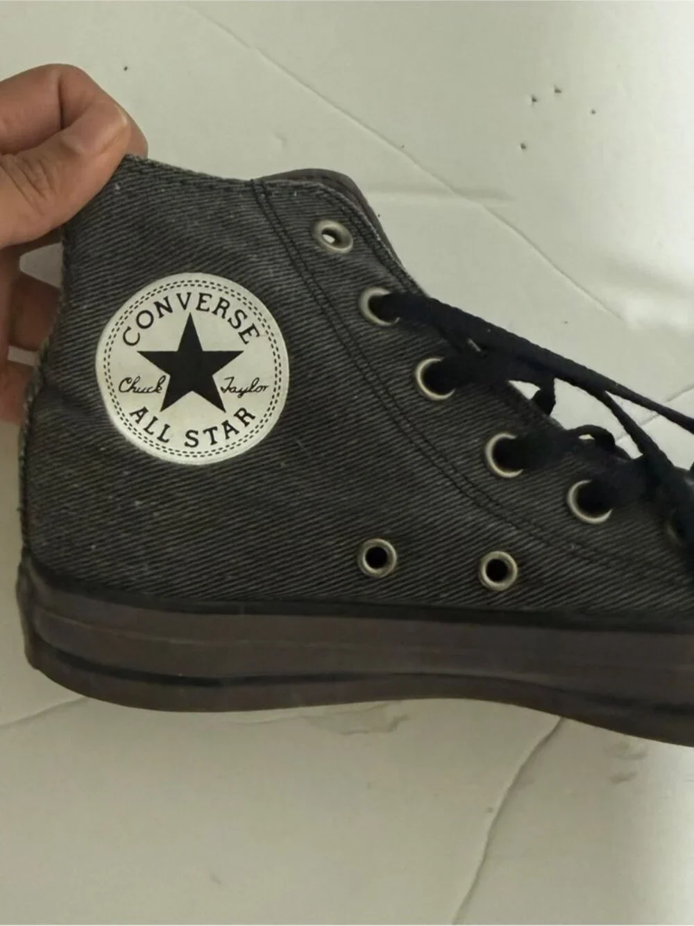 Converse Chuck Taylor All Star High Top Sneakers Charcoal Gray Youth 4.5